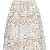 Womens Vintage Party Dress V-Neck Short Sleeve Lace Up Hollow Out Button Lace Formal Evening Maxi Long Dresses