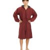 Unisex Swim Parka with Comfort Plush Fleece Lining, Multi Pocket Zipper - Water Resistant Swim Coats for Women & Men