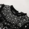 Elegant Summer High Waist Slim Fit Maxi Dress Women's Cascading Ruffle Gown Casual Lace Formal Cocktail Flowing Long Skirt