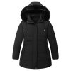 Women's Plus Size Winter Coat Waterproof warm Down Coat Detachable Hooded Parka Jacke